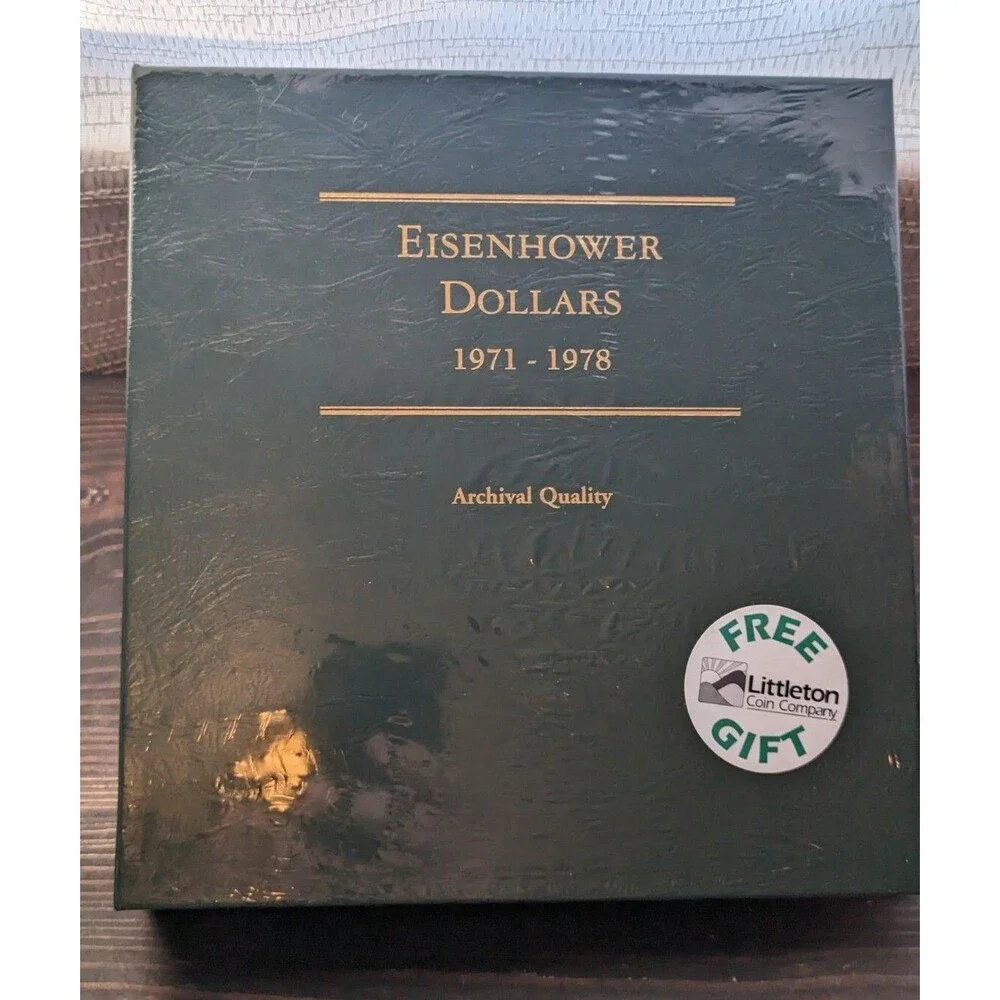 Littleton Coin Album 1971-1978 Eisenhower Dollars Archival Quality LCA11